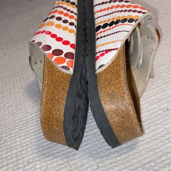 Papillio Birkenstock Florida Slide Sandals White Dot Women’s 7 - Picture 8 of 8